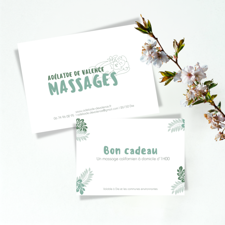 Carte cadeau - Massage intuitif en cabinet 1h30
