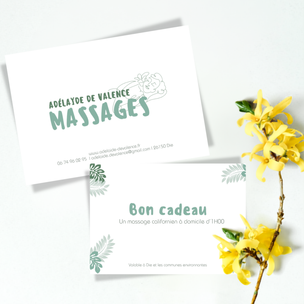 Carte cadeau - Massage suédois en cabinet 1h00
